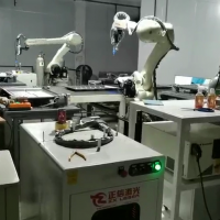 電視機背板機械手雙工位連續光纖焊接設備